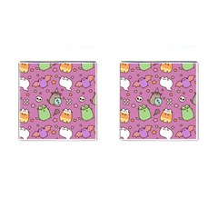 Pusheen Cat Cufflinks (square) by Pakjumat