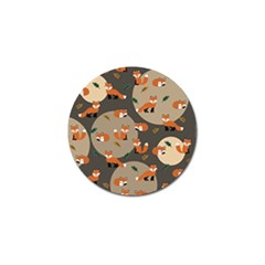 Fox Pattern Golf Ball Marker (10 Pack) by Pakjumat