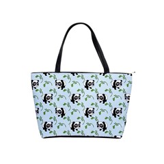 Animal Panda Bamboo Seamless Pattern Classic Shoulder Handbag by Pakjumat