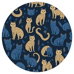 Cat Pattern Animal Round Trivet by Pakjumat