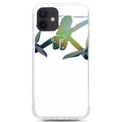 Drone Racing Gift T- Shirt Distressed F P V Drone Racing Drone Pilot Racer Pattern T- Shirt (5) Iphone 12/12 Pro Tpu Uv Print Case