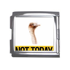 Ostrich T-shirtnope Not Today Ostrich 47 T-shirt Mega Link Italian Charm (18mm) by EnriqueJohnson