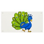 Peacock T-shirtsteal Your Heart Peacock 192 T-shirt Banner and Sign 6  x 3  Front