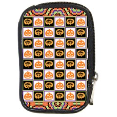 Lantern Chess Halloween Compact Camera Leather Case by Pakjumat