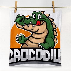 Funny Crocodile Face Towel by Sarkoni