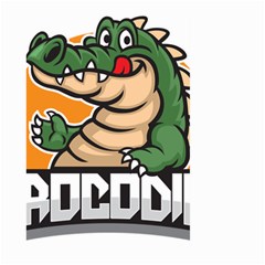 Funny Crocodile Large Garden Flag (two Sides) by Sarkoni