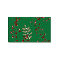 Christmas December Background Sticker Rectangular (10 Pack) by uniart180623