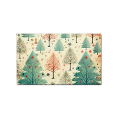 Christmas Tree Sticker Rectangular (10 Pack) by uniart180623