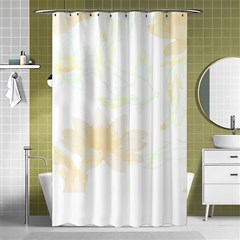 Botanical T- Shirt Botanical Fashion Balls T- Shirt Shower Curtain 48  X 72  (small)  by EnriqueJohnson