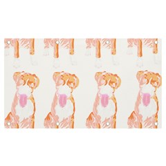 Boxer Dog Pattern T- Shirt Boxer Dog Pattern T- Shirt (1) Banner And Sign 7  X 4  by EnriqueJohnson