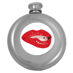 Lips -25 Round Hip Flask (5 Oz) by SychEva