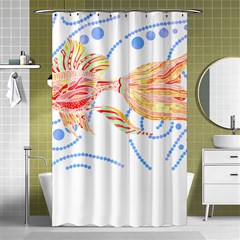 Fishing Lover T- Shirtfish T- Shirt (7) Shower Curtain 48  X 72  (small)  by EnriqueJohnson