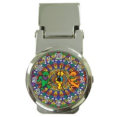 Grateful Dead Pattern Money Clip Watches by Sarkoni