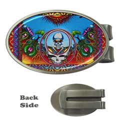 Grateful Dead Wallpapers Money Clips (oval)  by Sarkoni