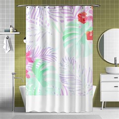 Hawaii T- Shirt Hawaii Flower Garden T- Shirt Shower Curtain 48  X 72  (small)  by EnriqueJohnson