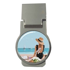 Rest By The Sea Money Clips (round)  by SychEva