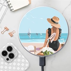 Rest By The Sea Wireless Fast Charger(white) by SychEva