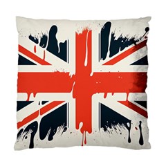 Union Jack England Uk United Kingdom London Standard Cushion Case (two Sides) by uniart180623