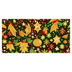 Christmas Pattern Banner And Sign 6  X 3  by Valentinaart