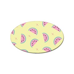 Watermelon Wallpapers  Creative Illustration And Patterns Sticker (oval) by Ket1n9