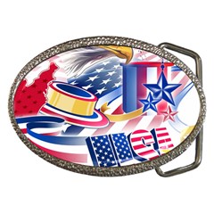 United States Of America Usa  Images Independence Day Belt Buckles by Ket1n9