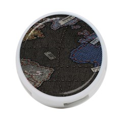 World Map 4-port Usb Hub (one Side) by Ket1n9