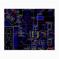 Technology Circuit Board Layout Small Glasses Cloth by Ket1n9