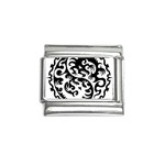 Ying Yang Tattoo Italian Charm (9mm) Front