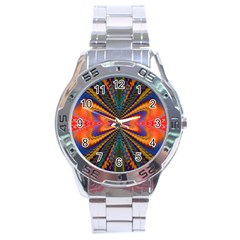 Casanova Abstract Art-colors Cool Druffix Flower Freaky Trippy Stainless Steel Analogue Watch by Ket1n9