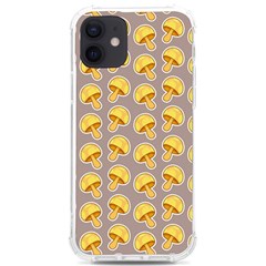 Yellow-mushroom-pattern Iphone 12/12 Pro Tpu Uv Print Case