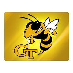 Georgia Institute Of Technology Ga Tech Two Sides Premium Plush Fleece Blanket (mini) by Ket1n9