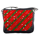 Christmas-paper-star-texture     - Messenger Bag Front