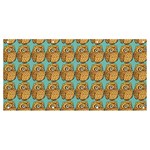 Owl-pattern-background Banner and Sign 8  x 4  Front