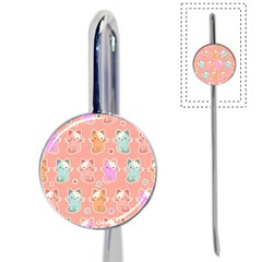 Cute Kawaii Kittens Seamless Pattern Book Mark by Grandong