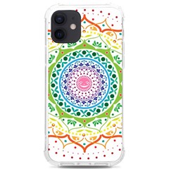 Mandala Pattern Rainbow Pride Iphone 12/12 Pro Tpu Uv Print Case by Vaneshop