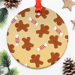 Gingerbread Christmas Time Ornament (round) by Pakjumat