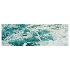 Blue Crashing Ocean Wave Banner And Sign 12  X 4  by Jack14