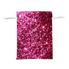 Pink Glitter Lightweight Drawstring Pouch (s) by Amaryn4rt