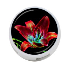 Flower Pattern-design-abstract-background 4-port Usb Hub (one Side) by Amaryn4rt