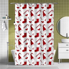 Christmas Template Advent Cap Shower Curtain 48  X 72  (small)  by Amaryn4rt