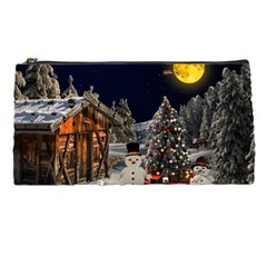 Christmas-landscape Pencil Case by Amaryn4rt