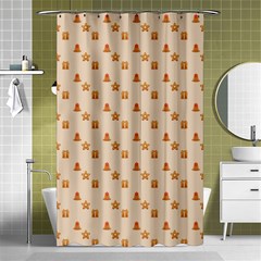 Card-cartoon-christmas-cold Shower Curtain 48  X 72  (small)  by Amaryn4rt