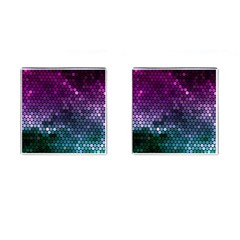 Digital Abstract Party Event Cufflinks (square) by Pakjumat