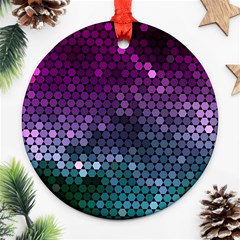 Digital Abstract Party Event Round Ornament (two Sides) by Pakjumat