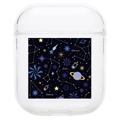 Starry Night  Space Constellations  Stars  Galaxy  Universe Graphic  Illustration Airpods 1/2 Case by Pakjumat