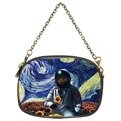 Starry Surreal Psychedelic Astronaut Space Chain Purse (one Side) by Pakjumat