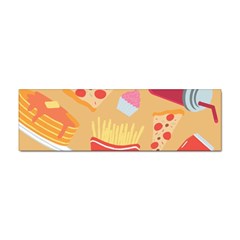 Fast Junk Food  Pizza Burger Cool Soda Pattern Sticker Bumper (100 Pack) by Sarkoni