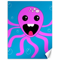 Bubble Octopus Copy Canvas 12  X 16  by Dutashop