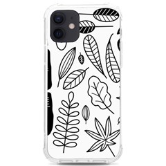 Leaves Plants Doodle Drawing Iphone 12/12 Pro Tpu Uv Print Case