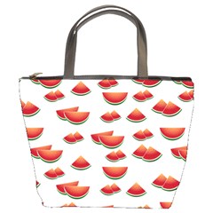 Summer Watermelon Pattern Bucket Bag by Dutashop